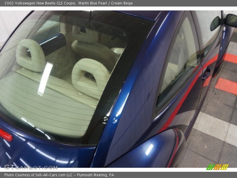 Marlin Blue Pearl / Cream Beige 2002 Volkswagen New Beetle GLS Coupe