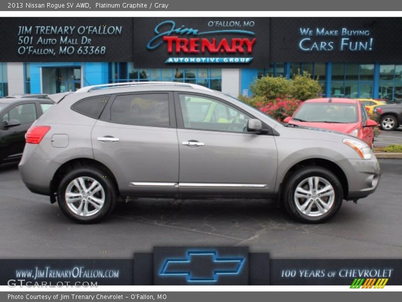 Platinum Graphite / Gray 2013 Nissan Rogue SV AWD