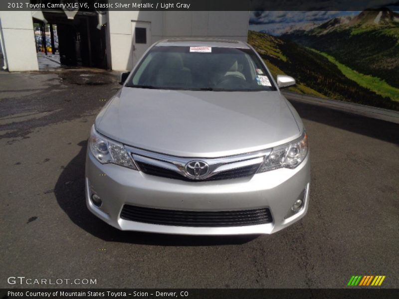 Classic Silver Metallic / Light Gray 2012 Toyota Camry XLE V6