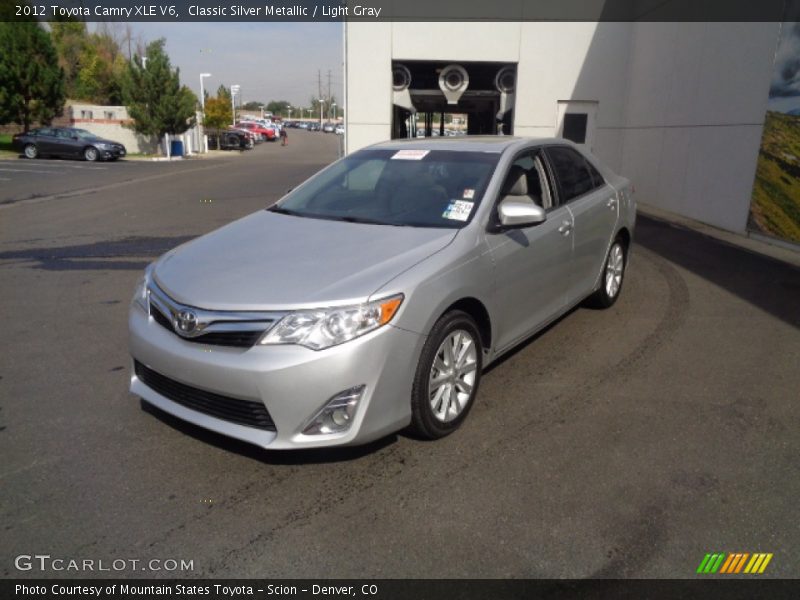 Classic Silver Metallic / Light Gray 2012 Toyota Camry XLE V6