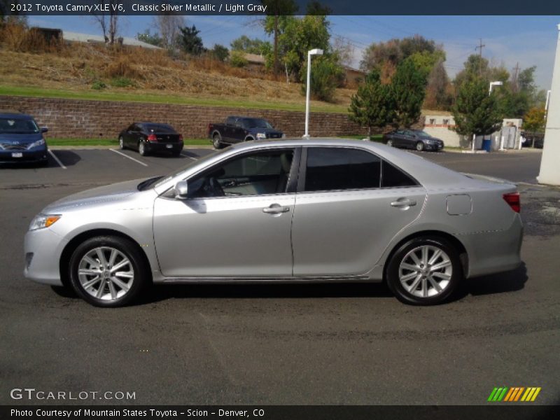 Classic Silver Metallic / Light Gray 2012 Toyota Camry XLE V6
