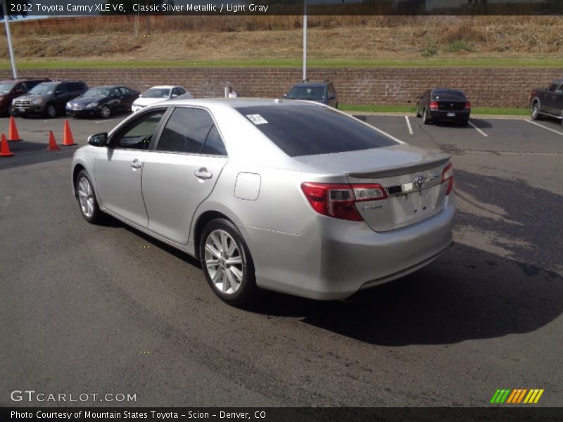Classic Silver Metallic / Light Gray 2012 Toyota Camry XLE V6