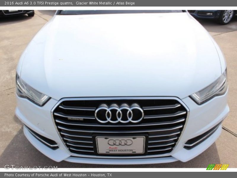 Glacier White Metallic / Atlas Beige 2016 Audi A6 3.0 TFSI Prestige quattro