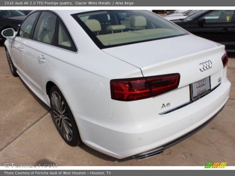 Glacier White Metallic / Atlas Beige 2016 Audi A6 3.0 TFSI Prestige quattro