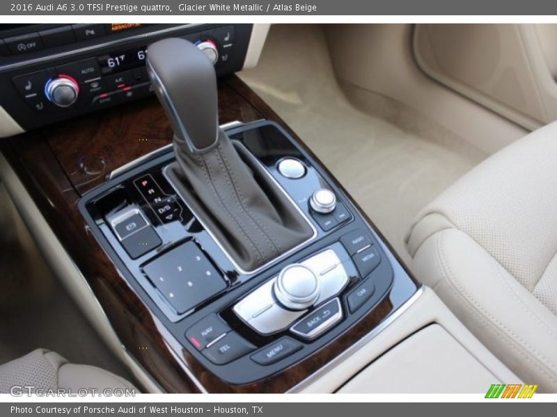 Glacier White Metallic / Atlas Beige 2016 Audi A6 3.0 TFSI Prestige quattro