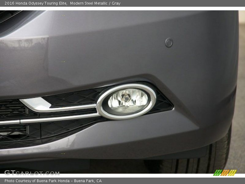 Modern Steel Metallic / Gray 2016 Honda Odyssey Touring Elite