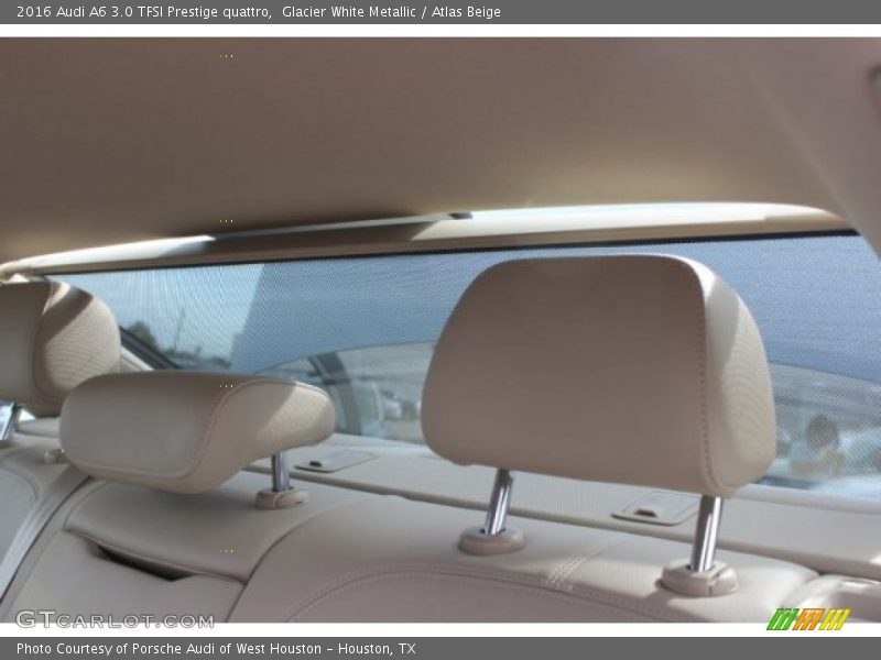 Glacier White Metallic / Atlas Beige 2016 Audi A6 3.0 TFSI Prestige quattro