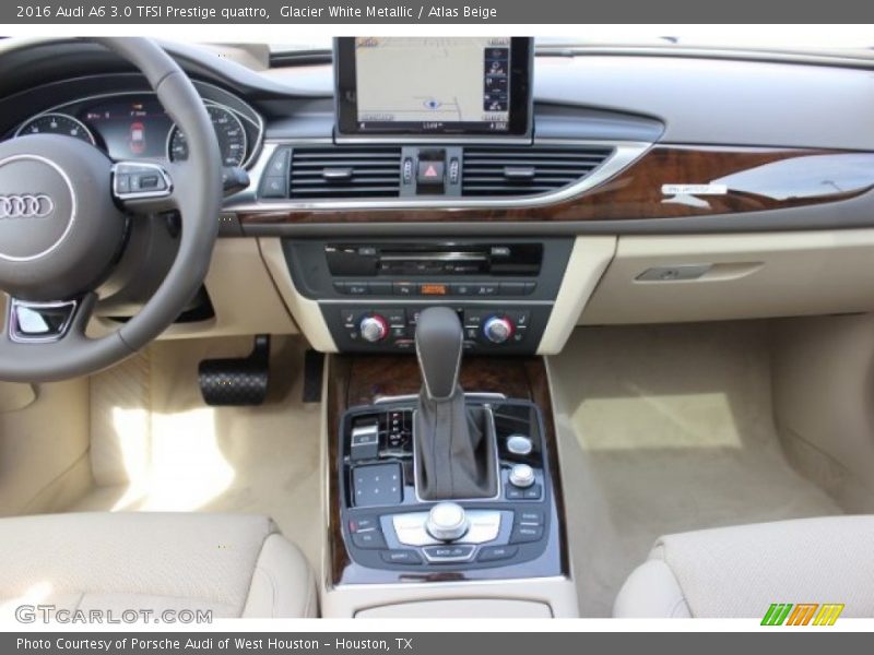 Glacier White Metallic / Atlas Beige 2016 Audi A6 3.0 TFSI Prestige quattro
