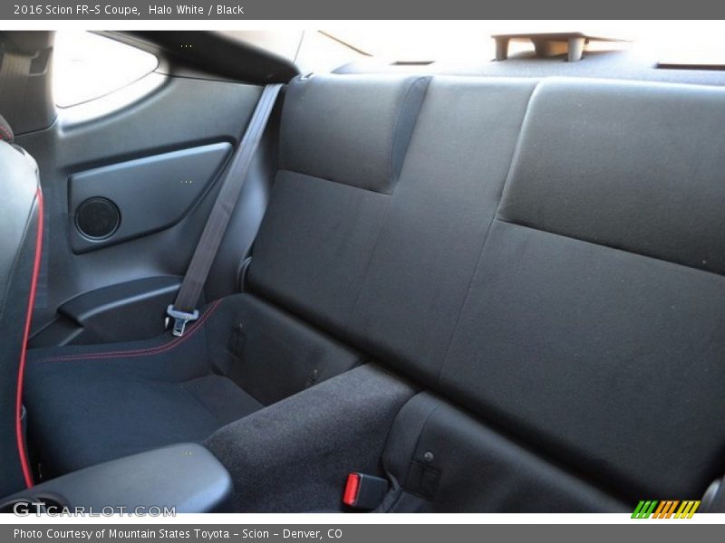 Rear Seat of 2016 FR-S Coupe