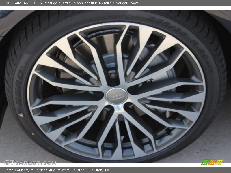 Moonlight Blue Metallic / Nougat Brown 2016 Audi A6 3.0 TFSI Prestige quattro