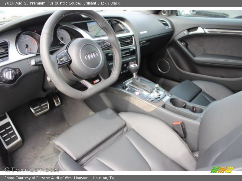  2016 S5 Premium Plus quattro Coupe Black Interior