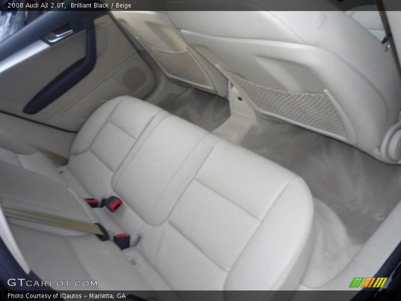 Brilliant Black / Beige 2008 Audi A3 2.0T