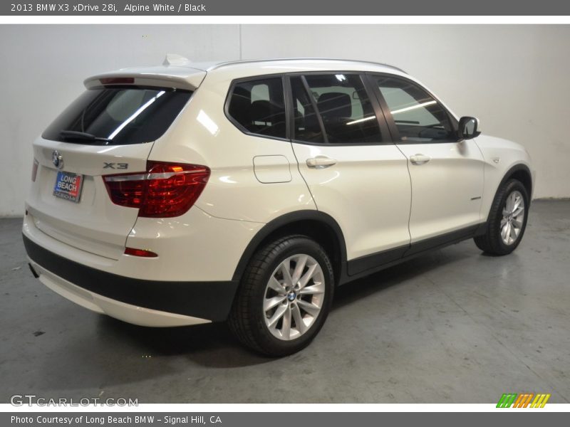 Alpine White / Black 2013 BMW X3 xDrive 28i