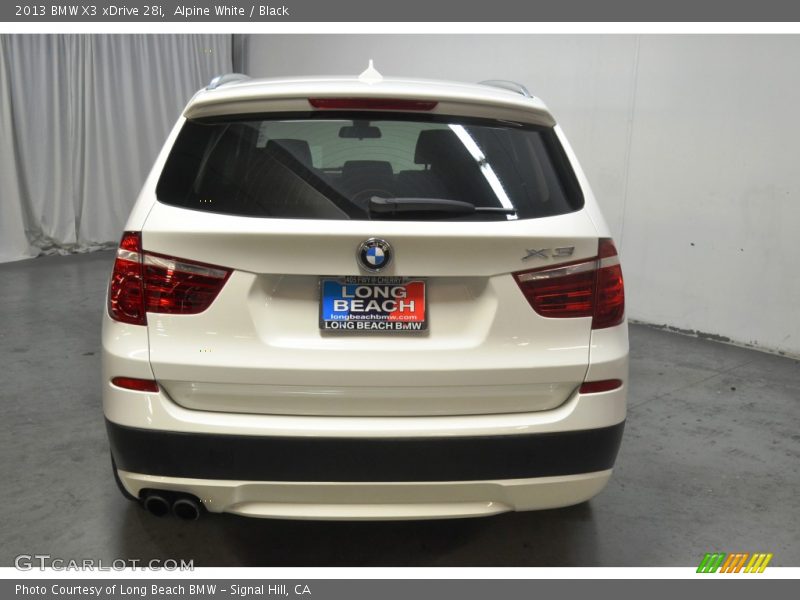 Alpine White / Black 2013 BMW X3 xDrive 28i