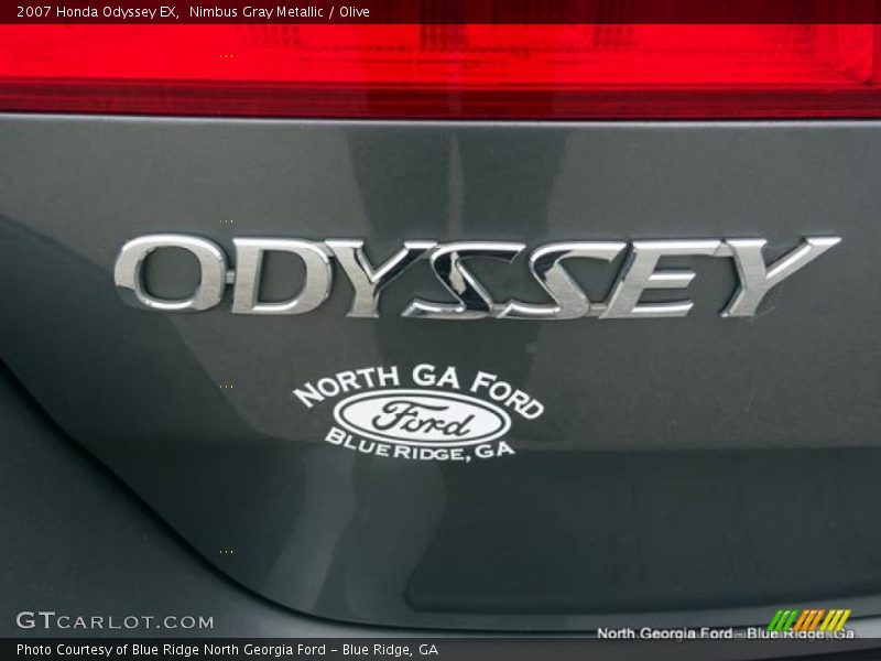 Nimbus Gray Metallic / Olive 2007 Honda Odyssey EX