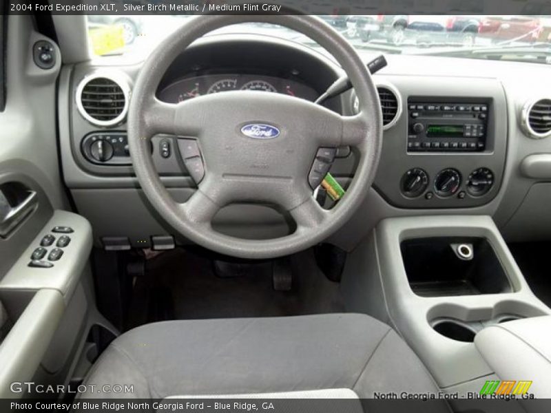 Silver Birch Metallic / Medium Flint Gray 2004 Ford Expedition XLT