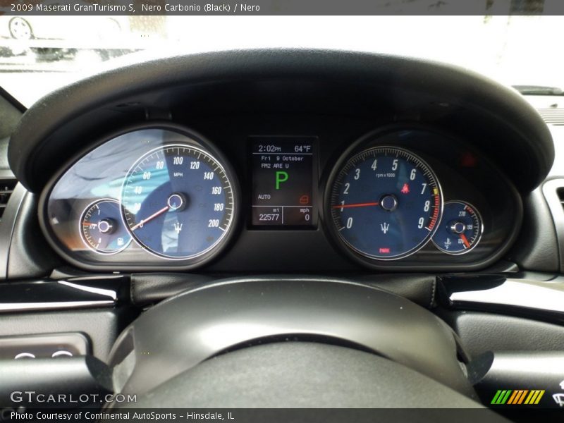 Nero Carbonio (Black) / Nero 2009 Maserati GranTurismo S