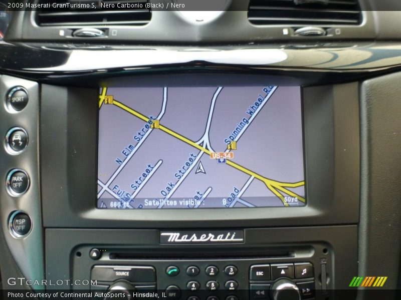 Navigation of 2009 GranTurismo S