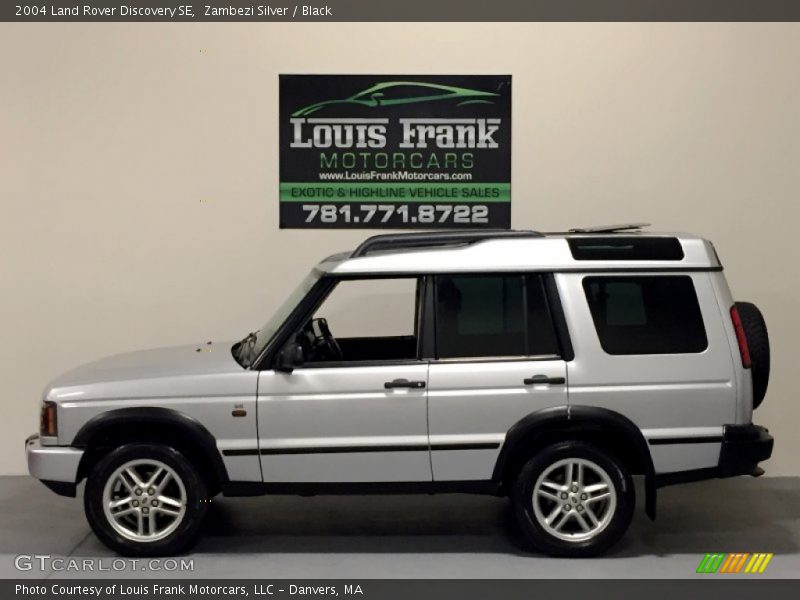Zambezi Silver / Black 2004 Land Rover Discovery SE