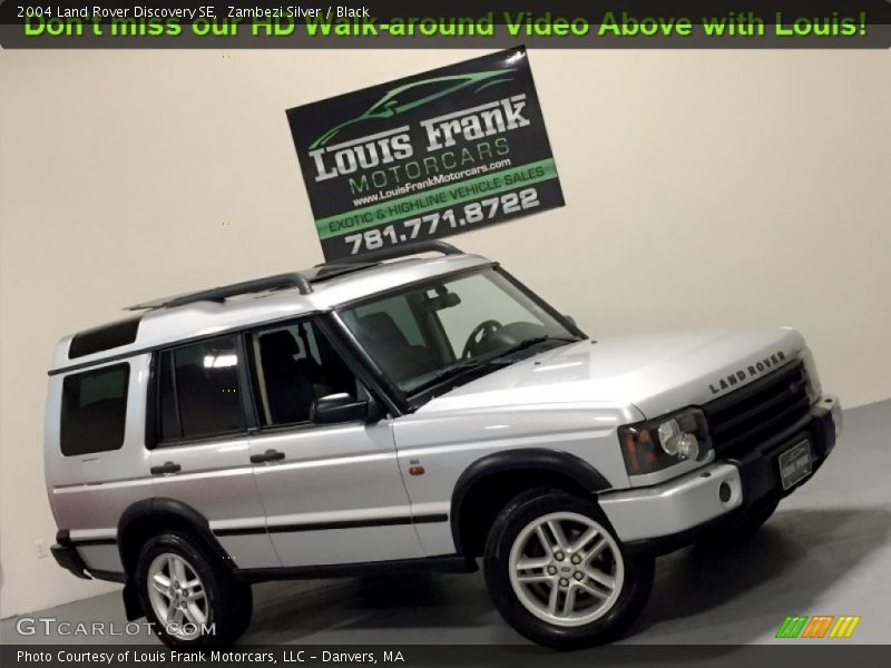 Zambezi Silver / Black 2004 Land Rover Discovery SE