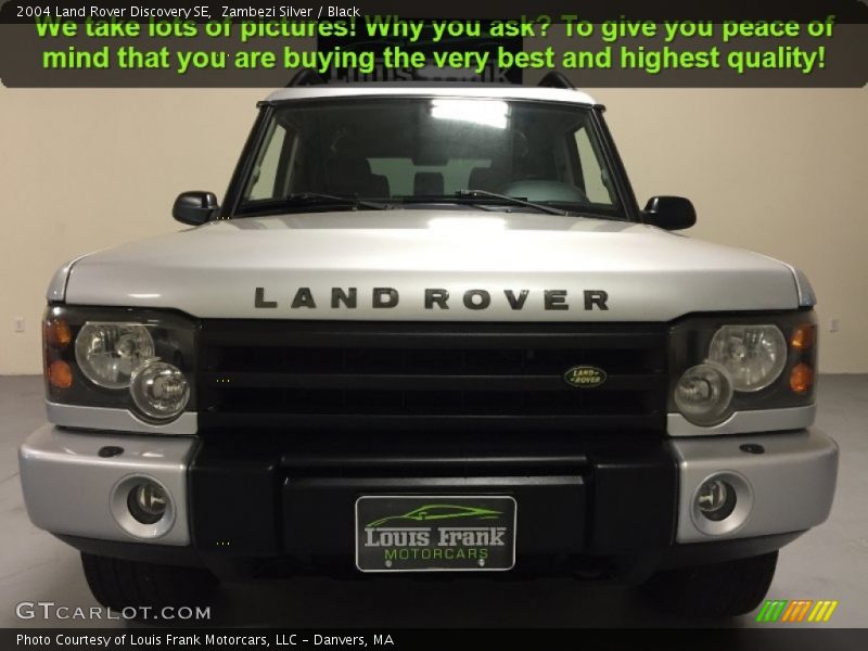 Zambezi Silver / Black 2004 Land Rover Discovery SE