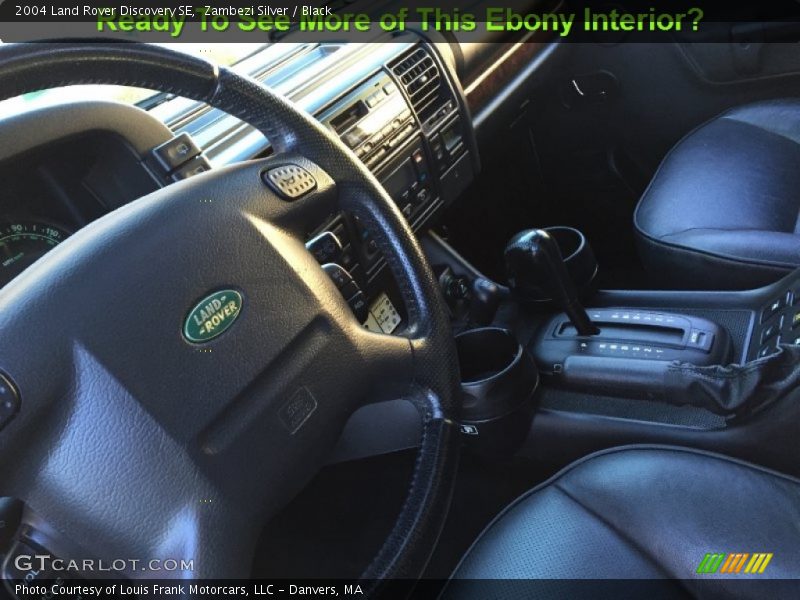 Zambezi Silver / Black 2004 Land Rover Discovery SE