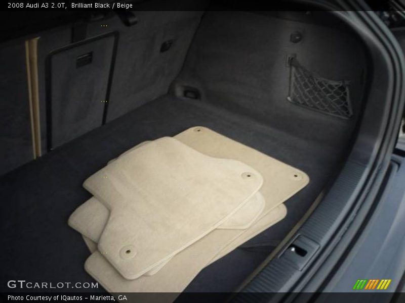 Brilliant Black / Beige 2008 Audi A3 2.0T