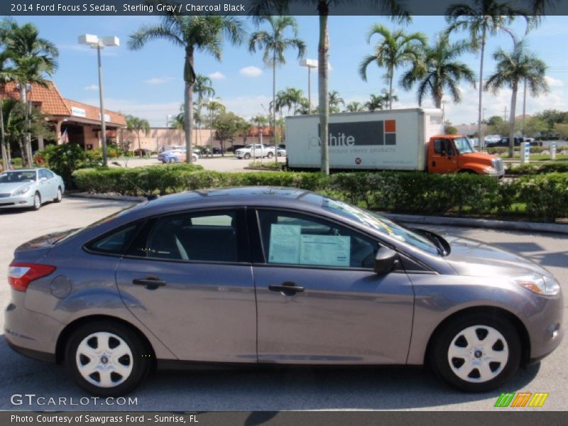 Sterling Gray / Charcoal Black 2014 Ford Focus S Sedan