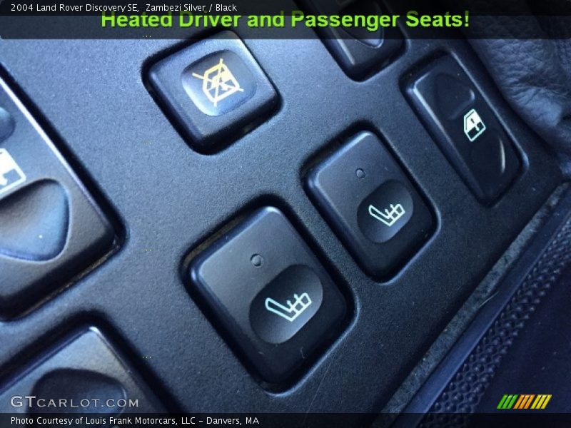 Zambezi Silver / Black 2004 Land Rover Discovery SE