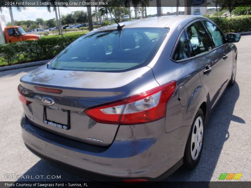 Sterling Gray / Charcoal Black 2014 Ford Focus S Sedan