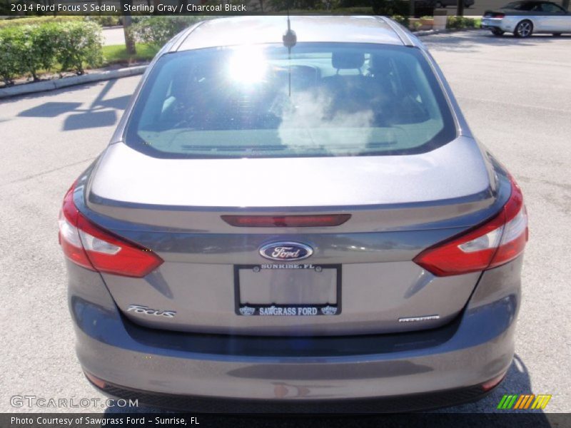 Sterling Gray / Charcoal Black 2014 Ford Focus S Sedan