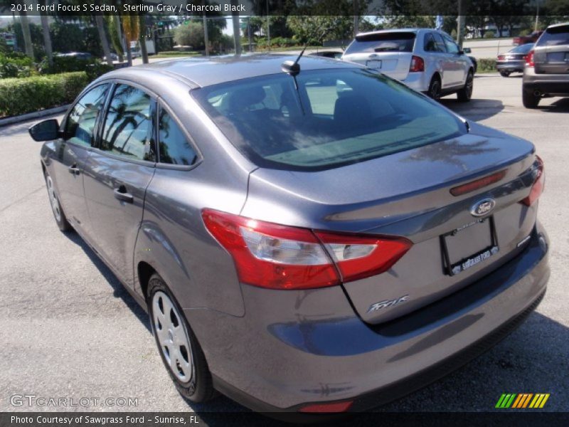 Sterling Gray / Charcoal Black 2014 Ford Focus S Sedan