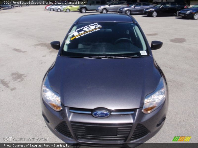 Sterling Gray / Charcoal Black 2014 Ford Focus S Sedan
