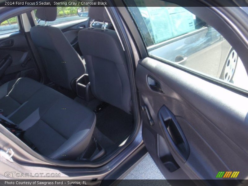 Sterling Gray / Charcoal Black 2014 Ford Focus S Sedan