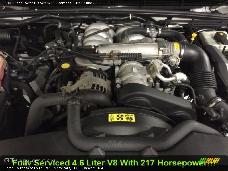 Zambezi Silver / Black 2004 Land Rover Discovery SE