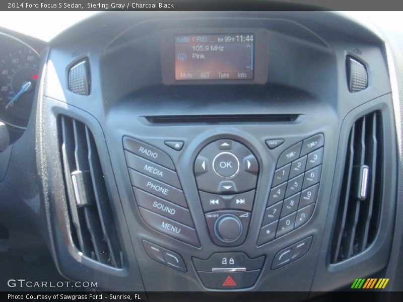 Sterling Gray / Charcoal Black 2014 Ford Focus S Sedan