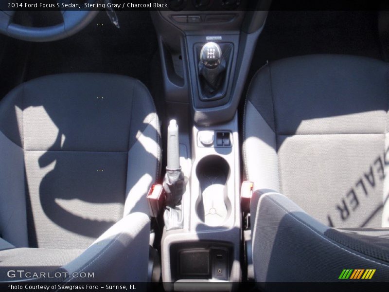 Sterling Gray / Charcoal Black 2014 Ford Focus S Sedan
