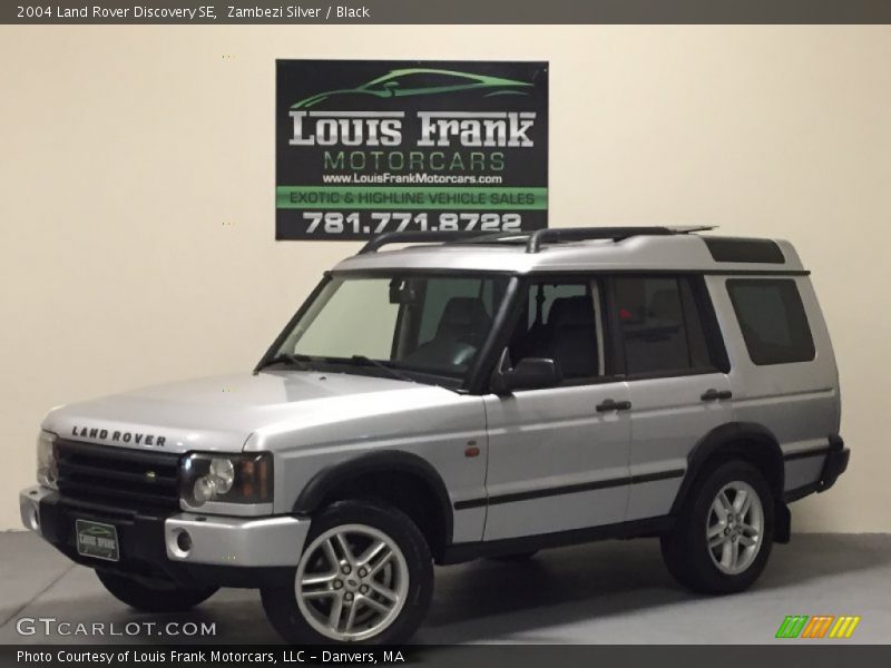 Zambezi Silver / Black 2004 Land Rover Discovery SE