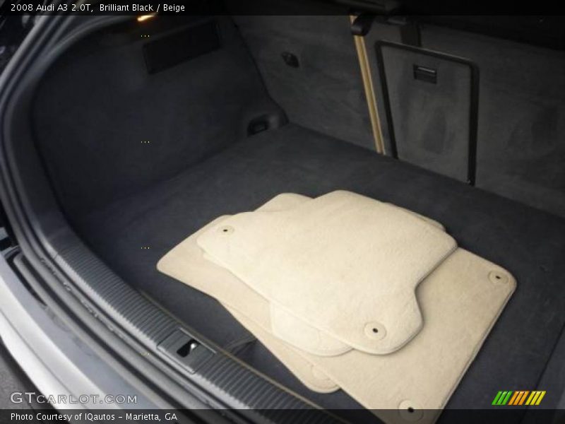 Brilliant Black / Beige 2008 Audi A3 2.0T