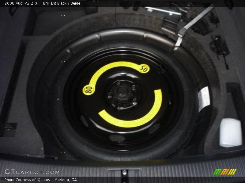 Brilliant Black / Beige 2008 Audi A3 2.0T