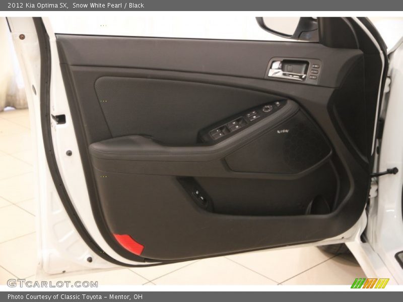 Snow White Pearl / Black 2012 Kia Optima SX