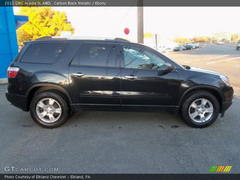 Carbon Black Metallic / Ebony 2012 GMC Acadia SL AWD