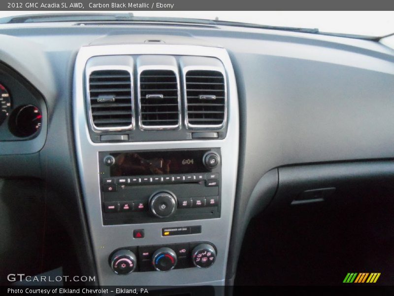 Carbon Black Metallic / Ebony 2012 GMC Acadia SL AWD
