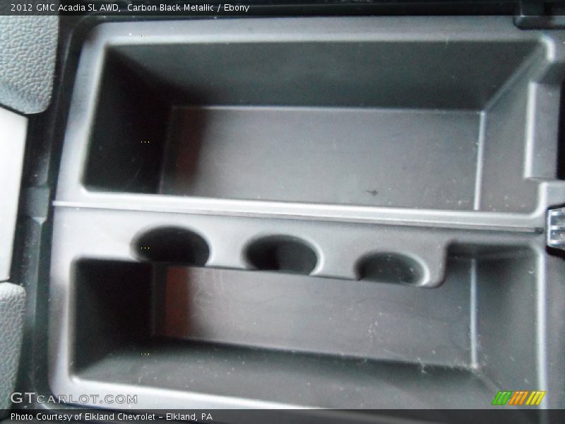 Carbon Black Metallic / Ebony 2012 GMC Acadia SL AWD