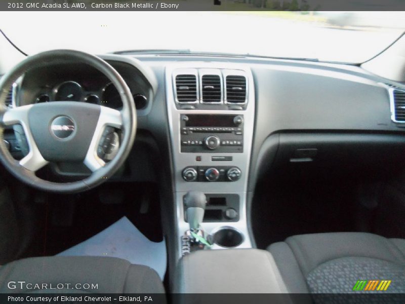 Carbon Black Metallic / Ebony 2012 GMC Acadia SL AWD