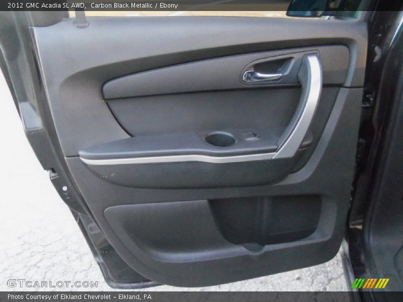 Carbon Black Metallic / Ebony 2012 GMC Acadia SL AWD