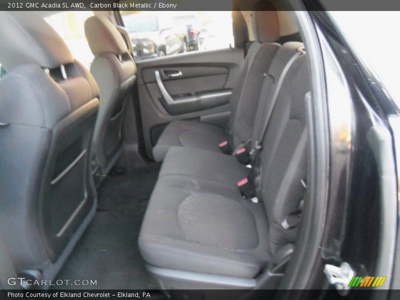 Carbon Black Metallic / Ebony 2012 GMC Acadia SL AWD