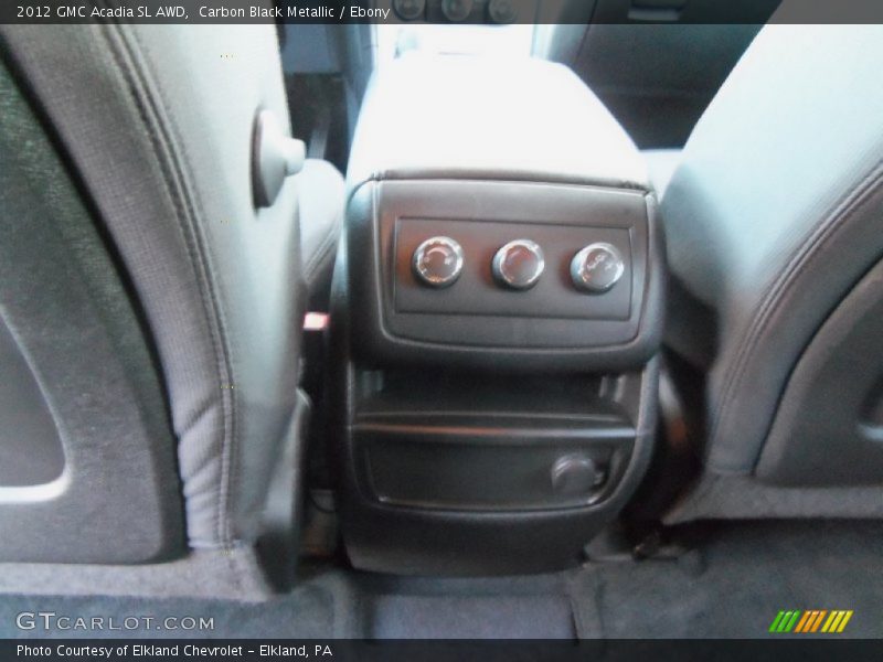 Carbon Black Metallic / Ebony 2012 GMC Acadia SL AWD