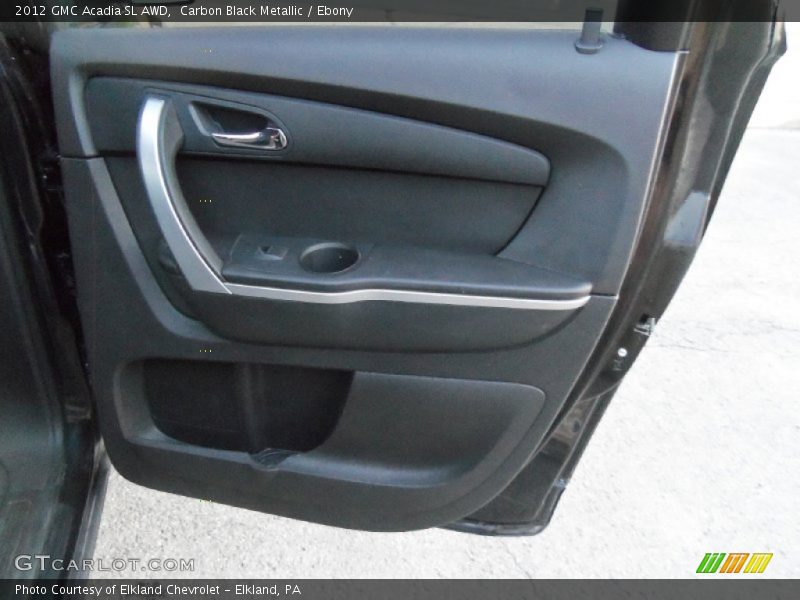 Carbon Black Metallic / Ebony 2012 GMC Acadia SL AWD