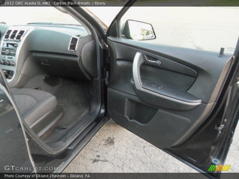 Carbon Black Metallic / Ebony 2012 GMC Acadia SL AWD